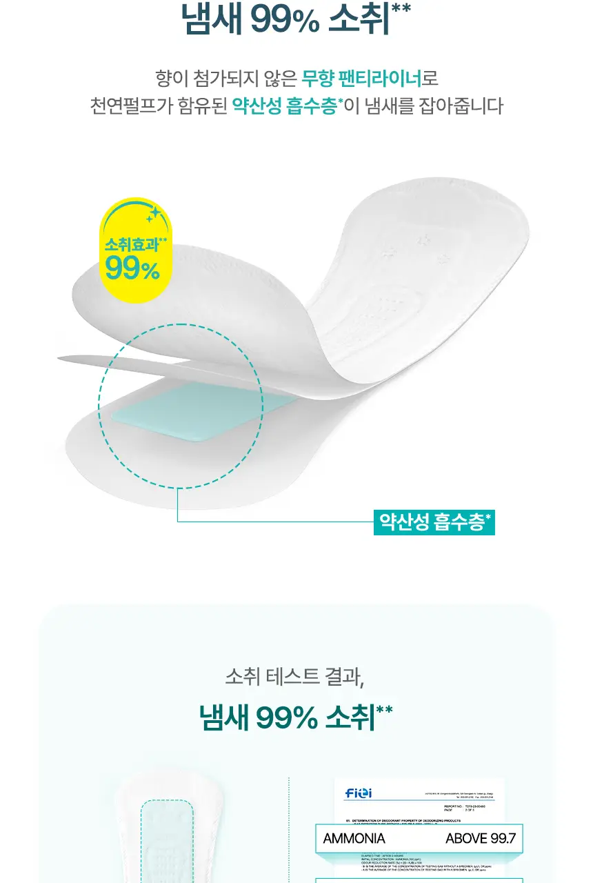 [냄새 99%소취]화이트 데오 팬티라이너 (일반/롱) 상세페이지 10